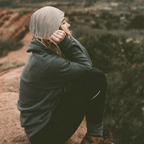 Ultralight Slouchie Beanie Khaki