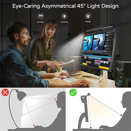 USB Led Task Lamp Desktop Monitor Light - 26cm