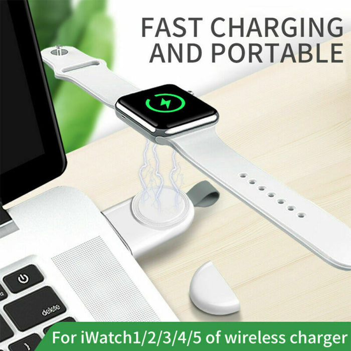 Portable Fast Charging Wireless Charger for iWatch 6 SE 5 4 USB Charging Dock Station for Apple Watch Series 5 4 3 2 1