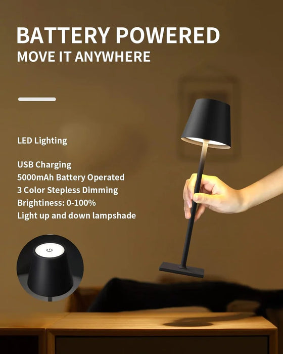 Portable USB Charged LED Desk Lamp