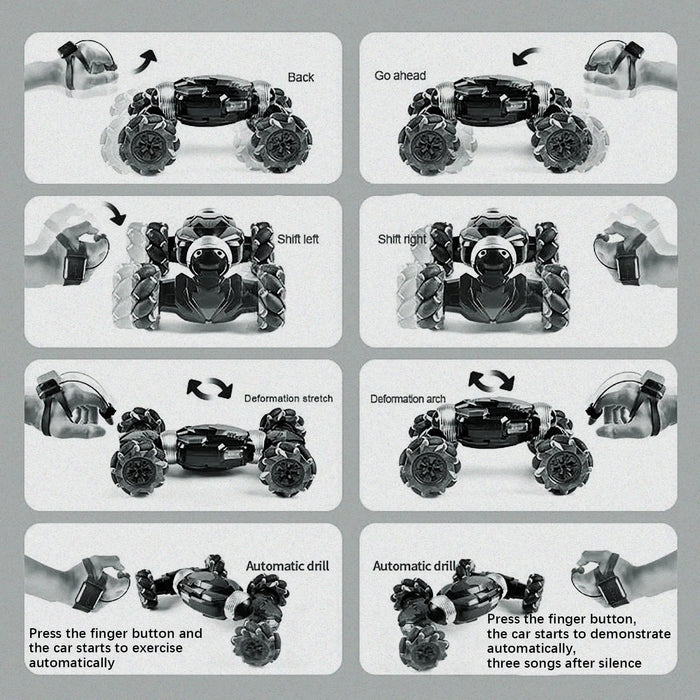 4WD Gesture Controlled RC Stunt Car