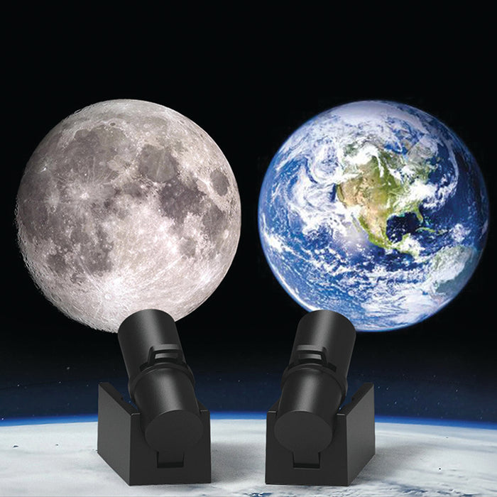 USB Charging Atmosphere Earth and Moon Projection Light