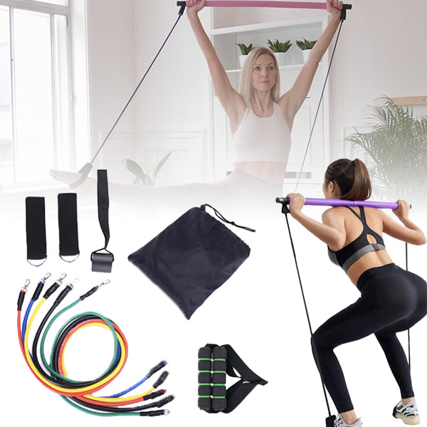 Pilates Bar Kit with Resistance Bands