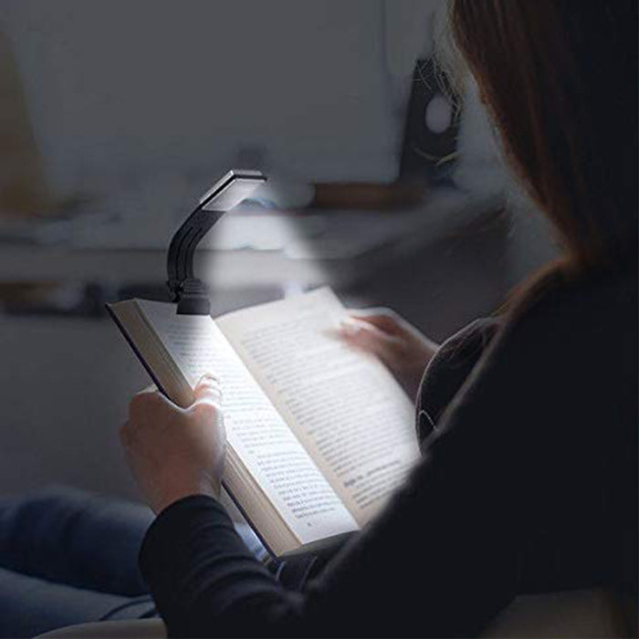 USB Rechargeable Portable LED Reading Booklight with Clip