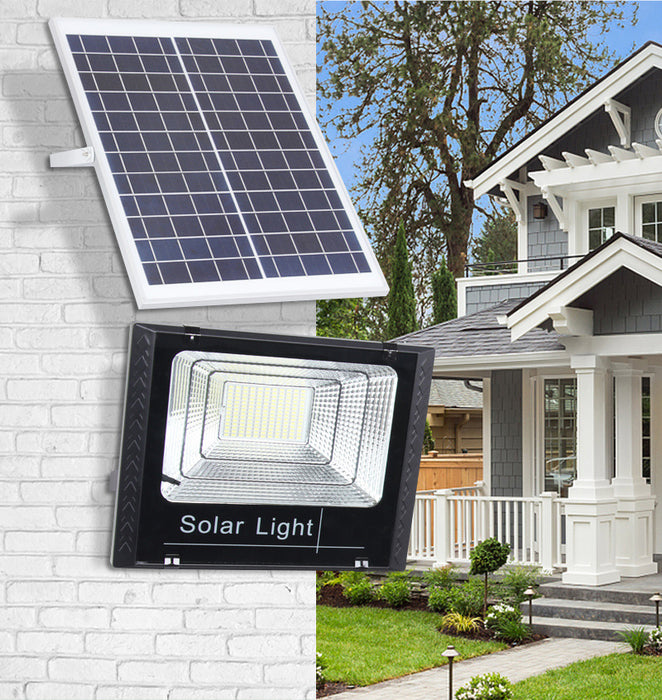 Solar Flood Outdoor Security Light 65 W Led With Remote Control