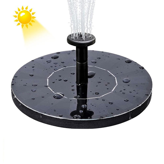 Environmental Friendly Solar Powered Decorative Fountain Birdbath Pump