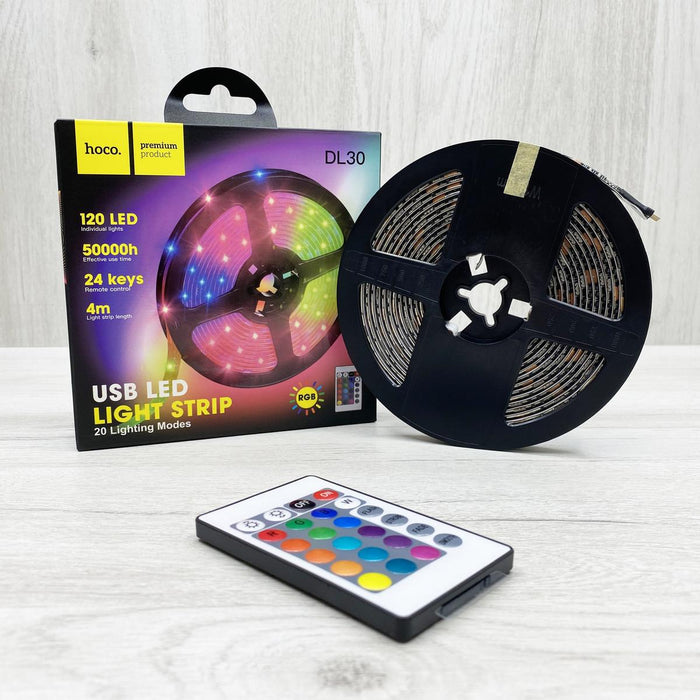 Extreme RGB LED Light Strip w Remote 4m