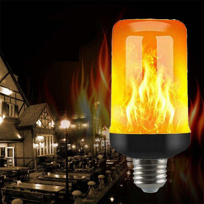 5W 4 Modes Burning Flickering Flame LED Light Bulb