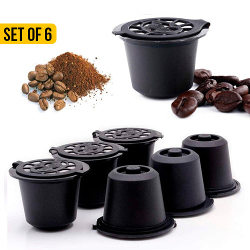 Refillable Coffee Capsules Nespresso - 6 Pack