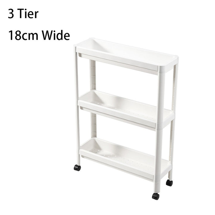 3 Tier Narrow Slide-Out Trolley