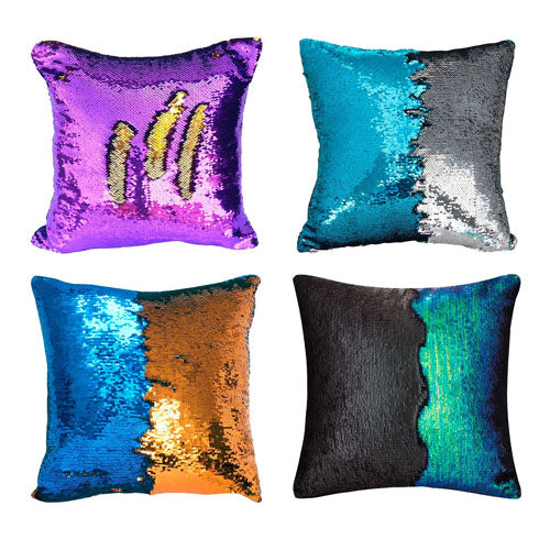 Mermaid Reversible Sequins Cushion Covers 4 Pack