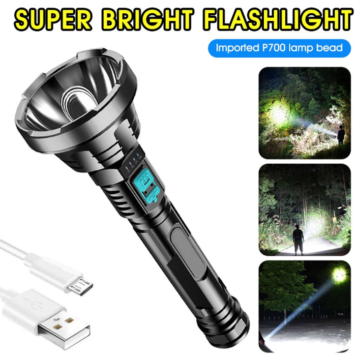 Super Bright Rechargeable Flashlight Torch