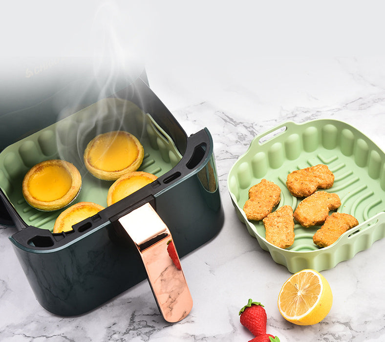 Air Fryer Silicone Liner & Spatula Set - Small