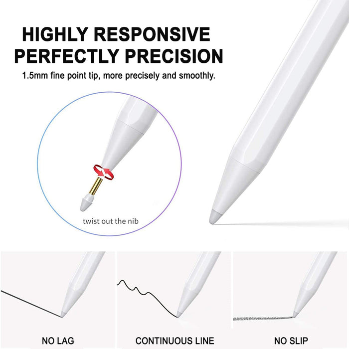 Capacitive Stylus Pen with Palm Rejection for iPad