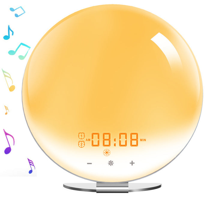 Creative Digital Alarm Clock Sunset and Sunlight Simulator- USB Powered