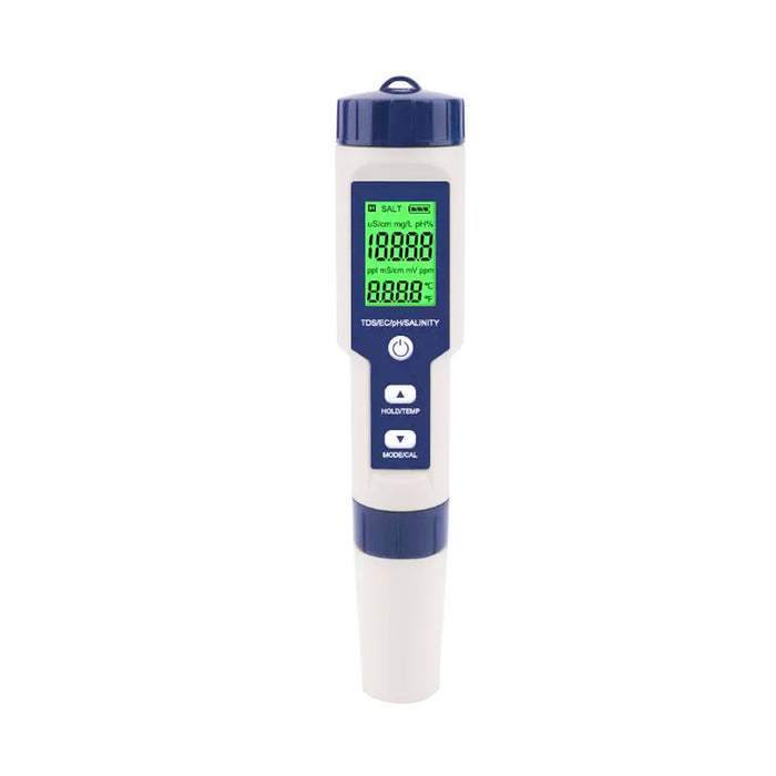 5 in 1 High Accuracy Digital Pen pH Tester for Water