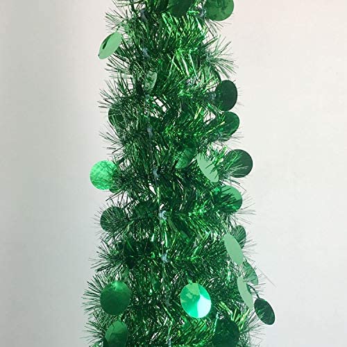 Pop Up Tinsel Christmas Tree