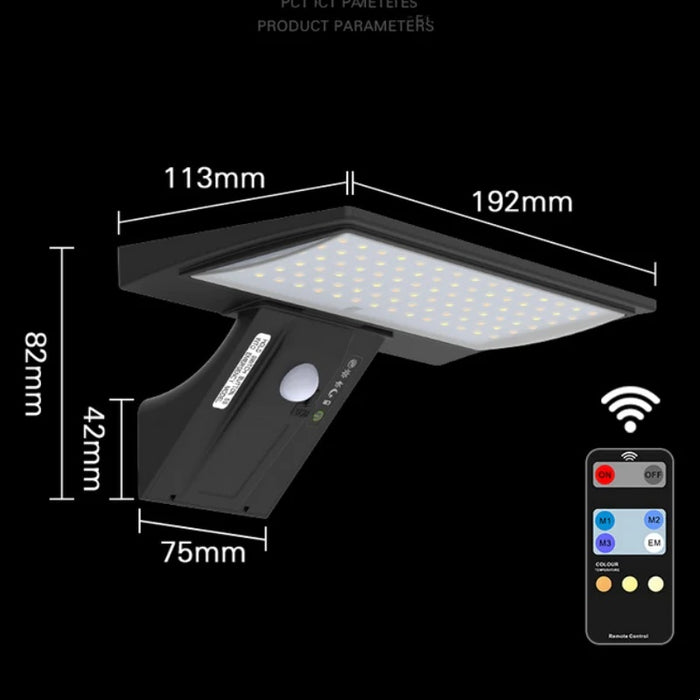 Solar Motion Sensor Wall Lamp