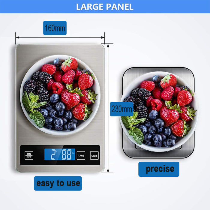 Battery Operated Stainless Steel Digital Kitchen Scale