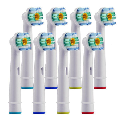 Replacement Electric Polish Toothbrush Heads - 8 Pack