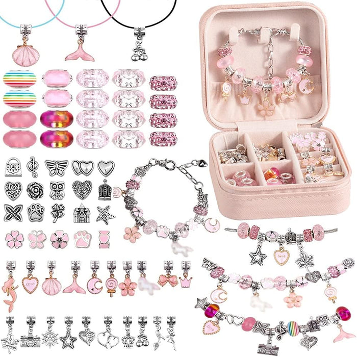 66Pcs Charm Bracelet Making Kit