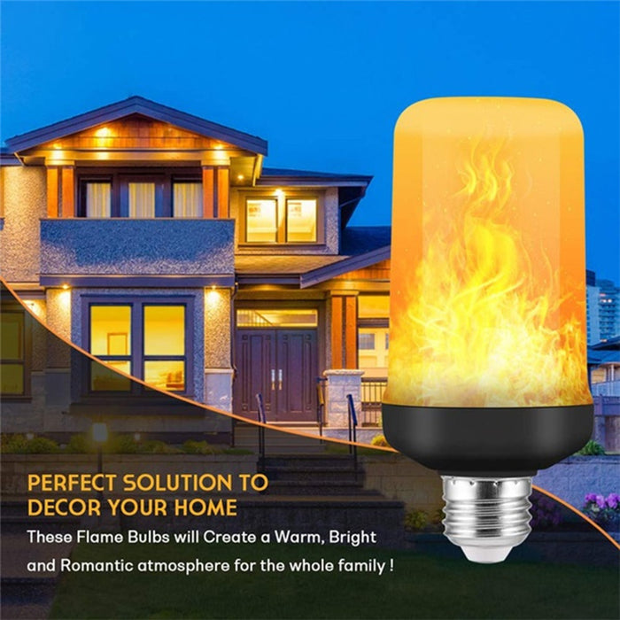 5W 4 Modes Burning Flickering Flame LED Light Bulb