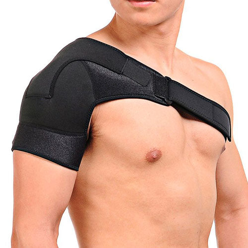 Adjustable Shoulder Support Brace Includes Compartmental Space