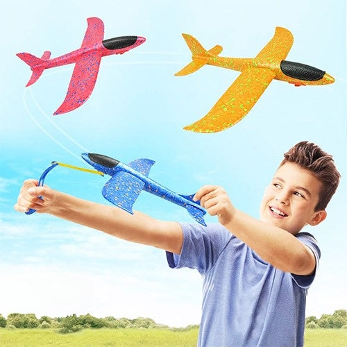 Slingshot Launch Foam Airplanes  - 3 Pack