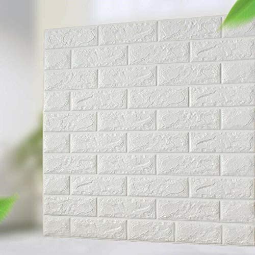Self Adhesive 3D Brick Wallpaper Panels 10-Piece