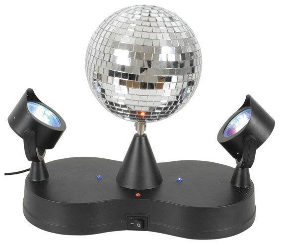 Urban Rotating Disco Ball with LED Spotlights