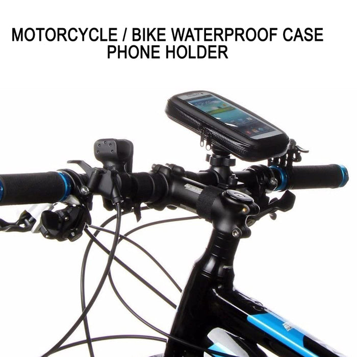 Waterproof Bike Handlebar Mobile Phone Holder for 6.3-inch Mobile Phones