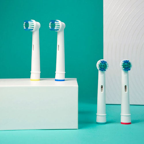 Replacement Electric Polish Toothbrush Heads - 8 Pack