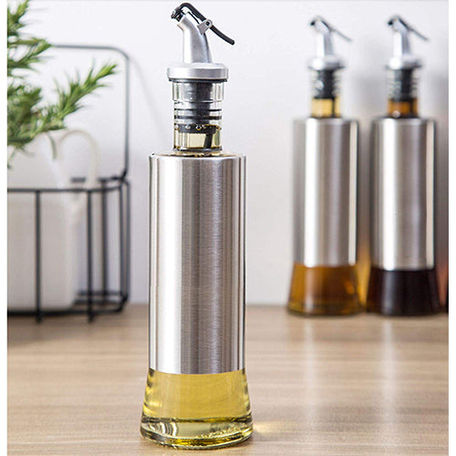 Stainless Steel Drip Free Vinegar Oil Bottle