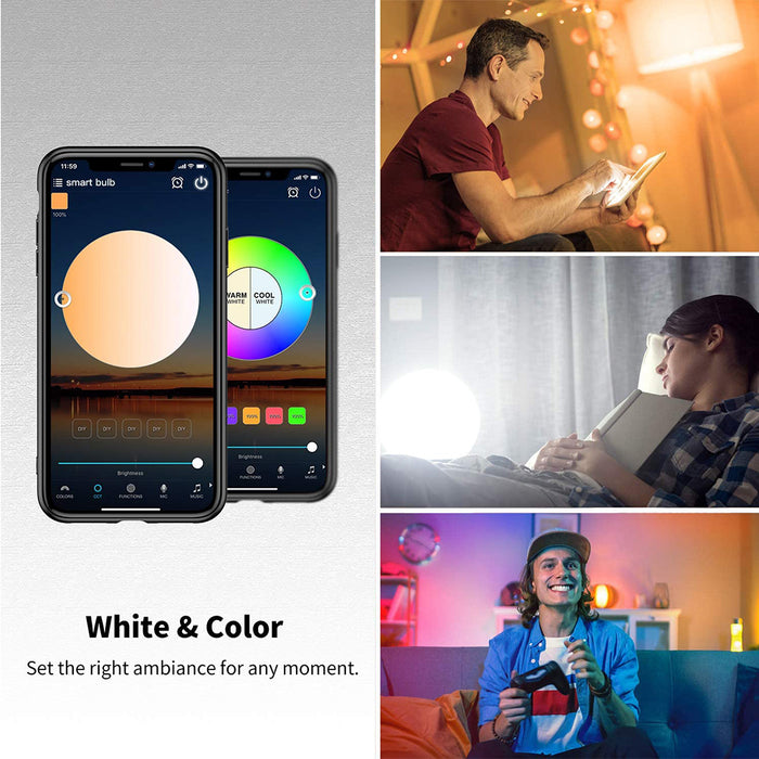 Wi-Fi Enabled 9W Color Changing Smart LED Light Bulb APP Ready