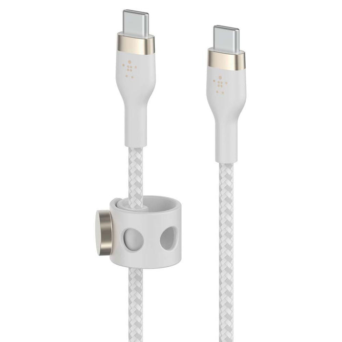 Belkin FLEX Braided USB-C To USB-C Cable White