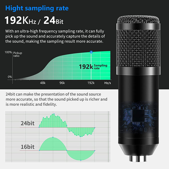 Computer Podcast Condenser Microphone Kit