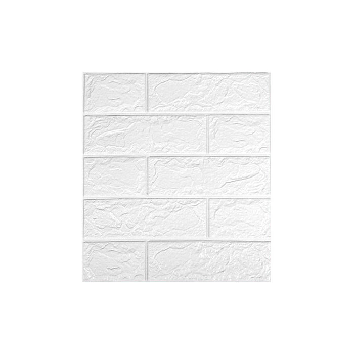 Self Adhesive 3D Brick Wallpaper Panels 10-Piece