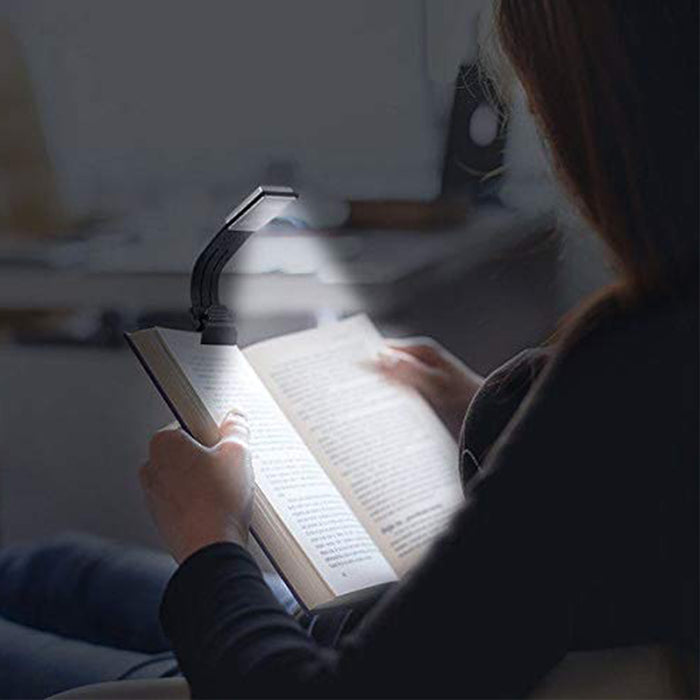 USB Rechargeable Portable LED Reading Booklight with Clip