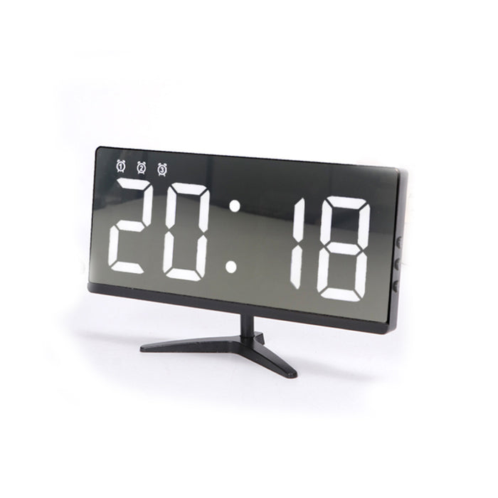 Frameless Touch Control Digital Alarm Clock- USB Interface