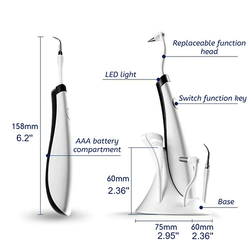 5 In 1 Electric Teeth Cleaning Tool Can Vibrate 15000 Times Per Minute