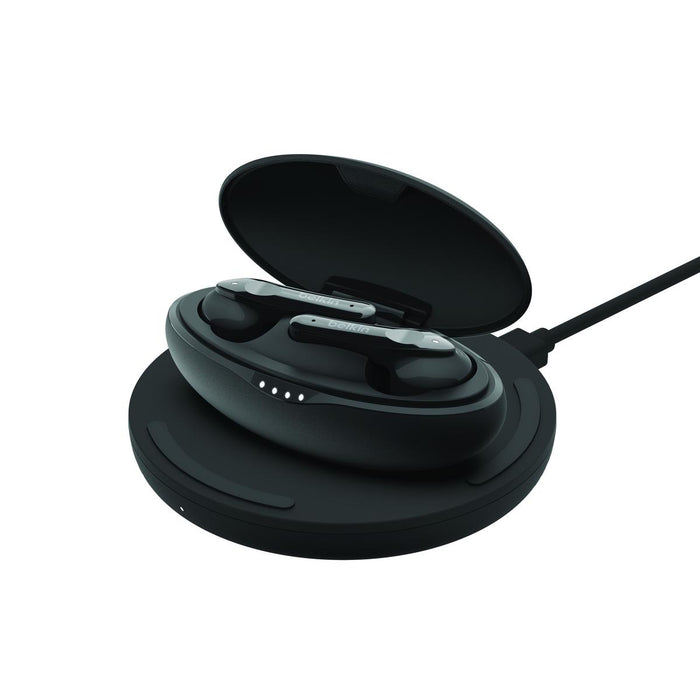 Belkin SoundForm Move Plus True Wireless Earbuds + 10W Wireless Charger Bundle