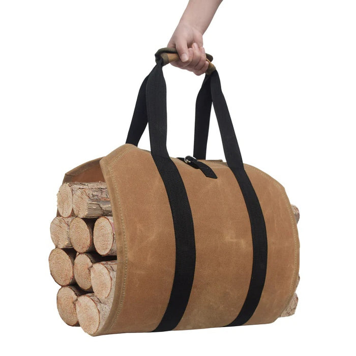 Firewood Log Carrier Bag