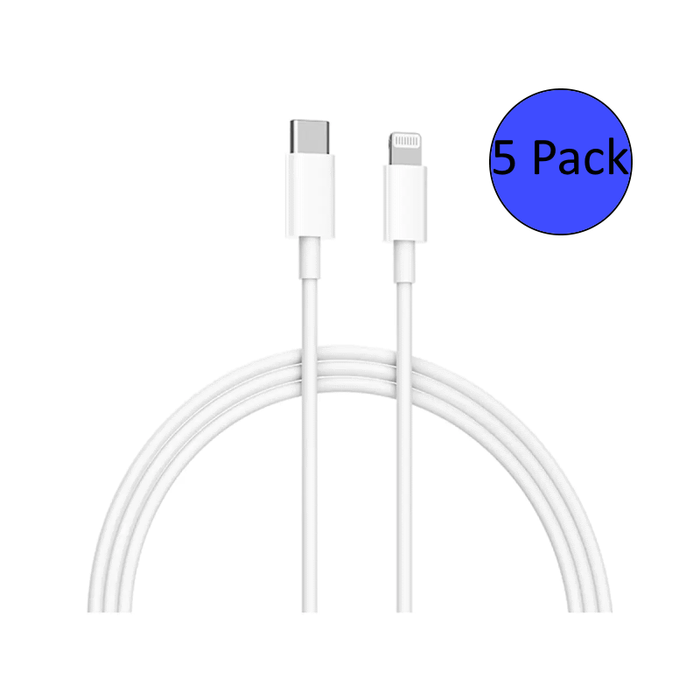 Urban 1m Apple Type C Lightning Cable 5 Pack