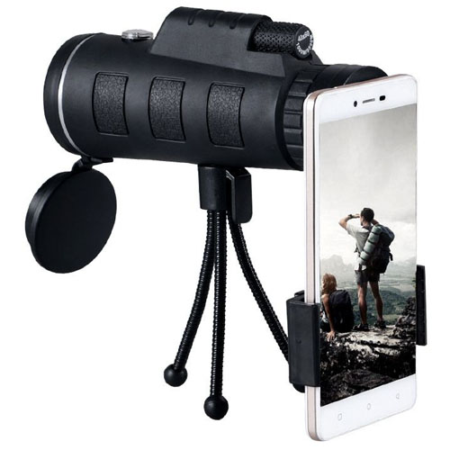 High Powered Telescope with Phone Clip