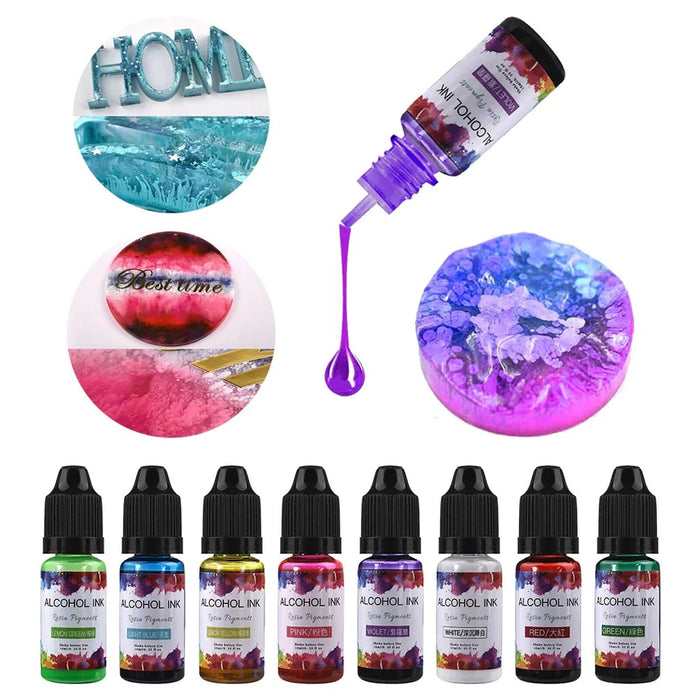 24 Bottle Colors Resin Pigment Kit