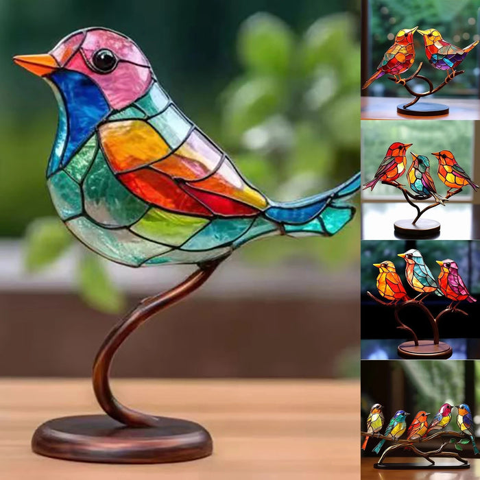 Double-Sided Bird Ornament