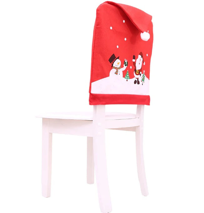 Christmas Chair Back Covers Decorations