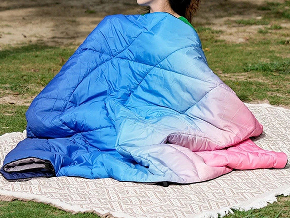 Water-Resistant Outdoor Puffy Camping Blanket
