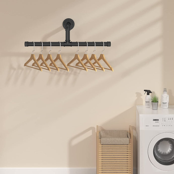 Floating Wall Mounted Clothing Rack