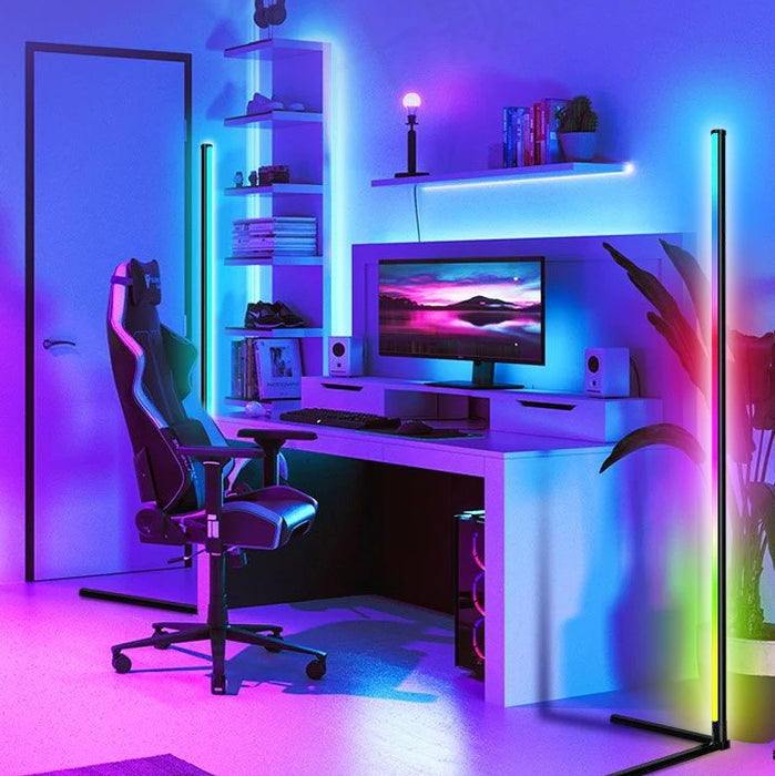 Bluetooth Colour LED Corner Floor Lamp